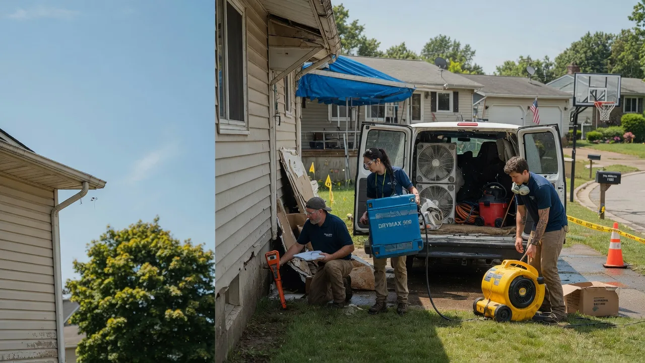 Ceiling Leak Cleanup in Shelbyville, IL near me